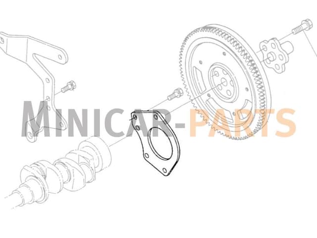Support Démarreur Aixam Kubota Z402 / Z482