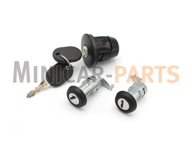 Kit serrure de porte avec bouchon d'essence Ligier / Microcar / Grecav